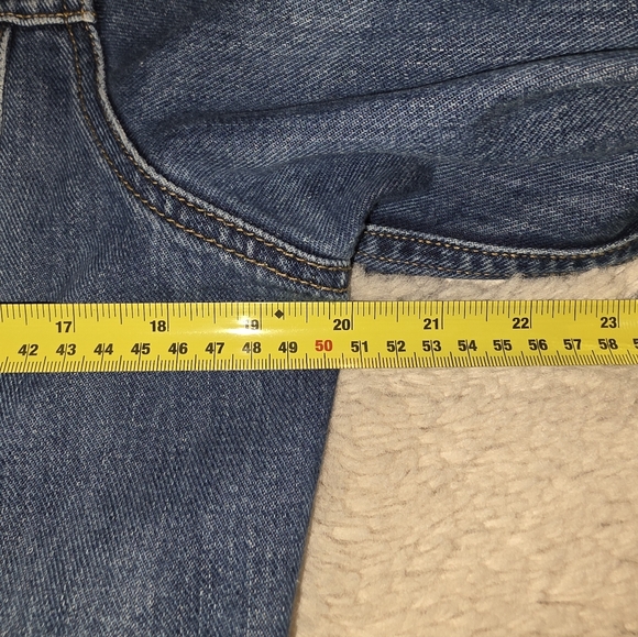 Upcycled One Of A Kind Embroidered Denim Jacket Size S Eddie Bauer Denim - Picture 8 of 10